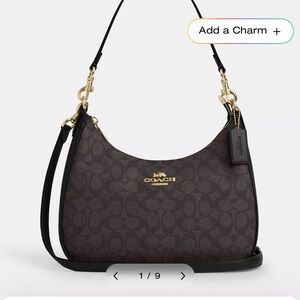 Coach Signature Brown Shoulder Bag